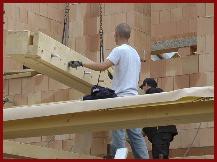 Modulo trave per loggia