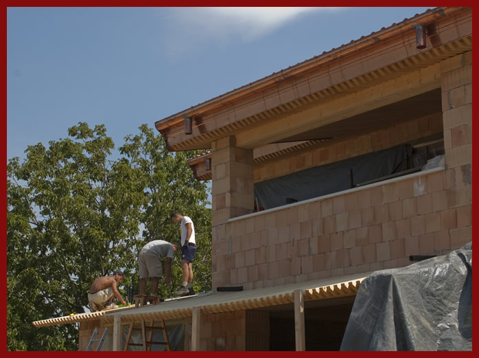 Montaggio moduli veranda